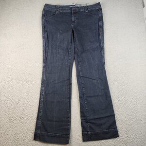 Converse One Star Jeans Women's 14‎ Boot Cut Blue Dark Wash Stretch Denim Pants